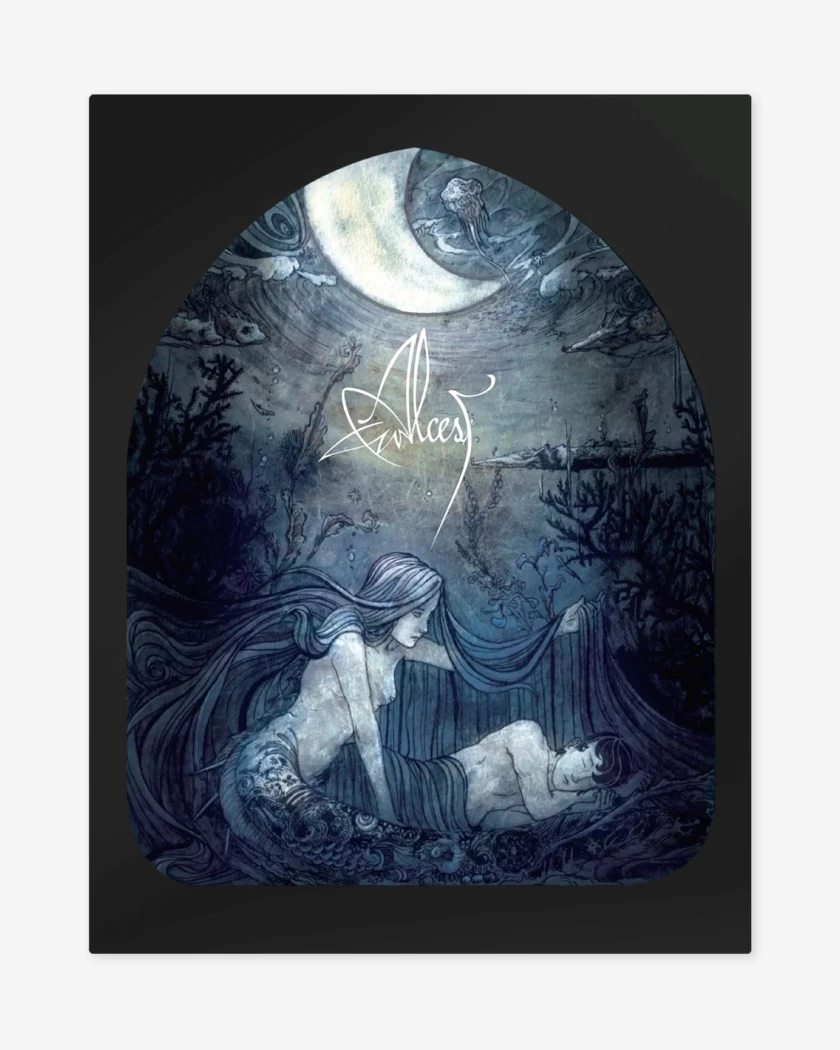 Print metalico Negro de Alcest Ecailles de lune 