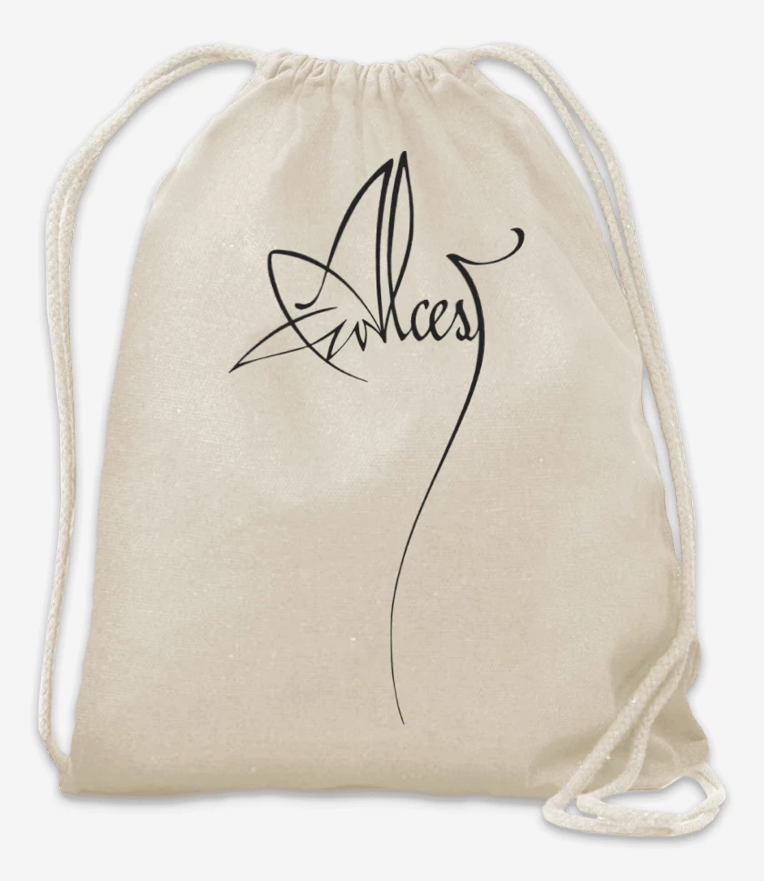 Mochila Blanco de Alcest Logo II 