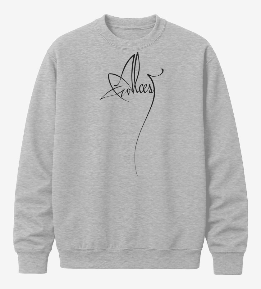 Poleron polo Gris Melange de Alcest Logo II 