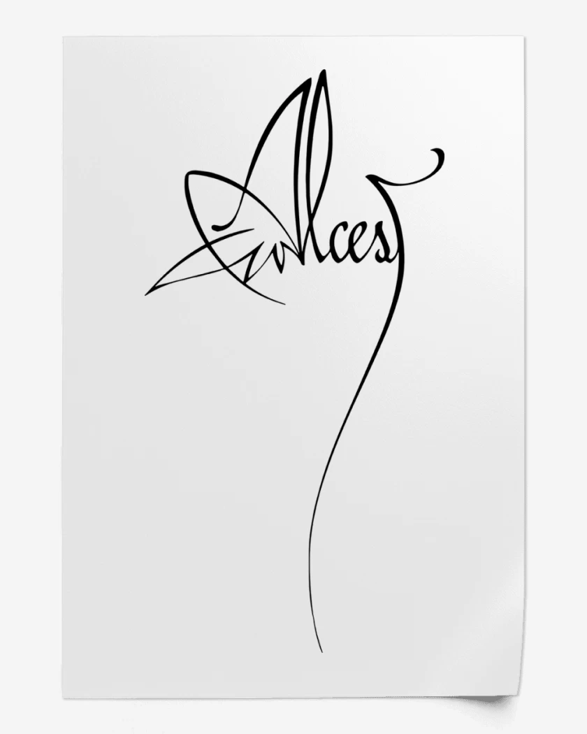 Print Alcest Logo II 