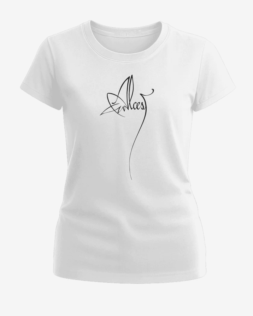 Polera de Mujer Blanco de Alcest Logo II 
