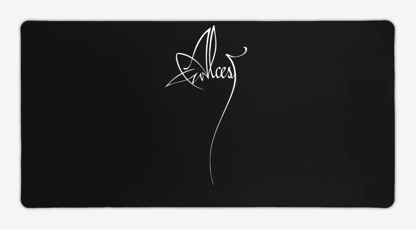 Mouse pad Gamer Negro de Alcest Logo II B