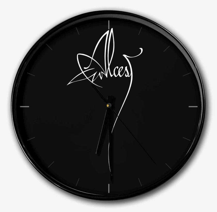 Reloj Negro de Alcest Logo II B