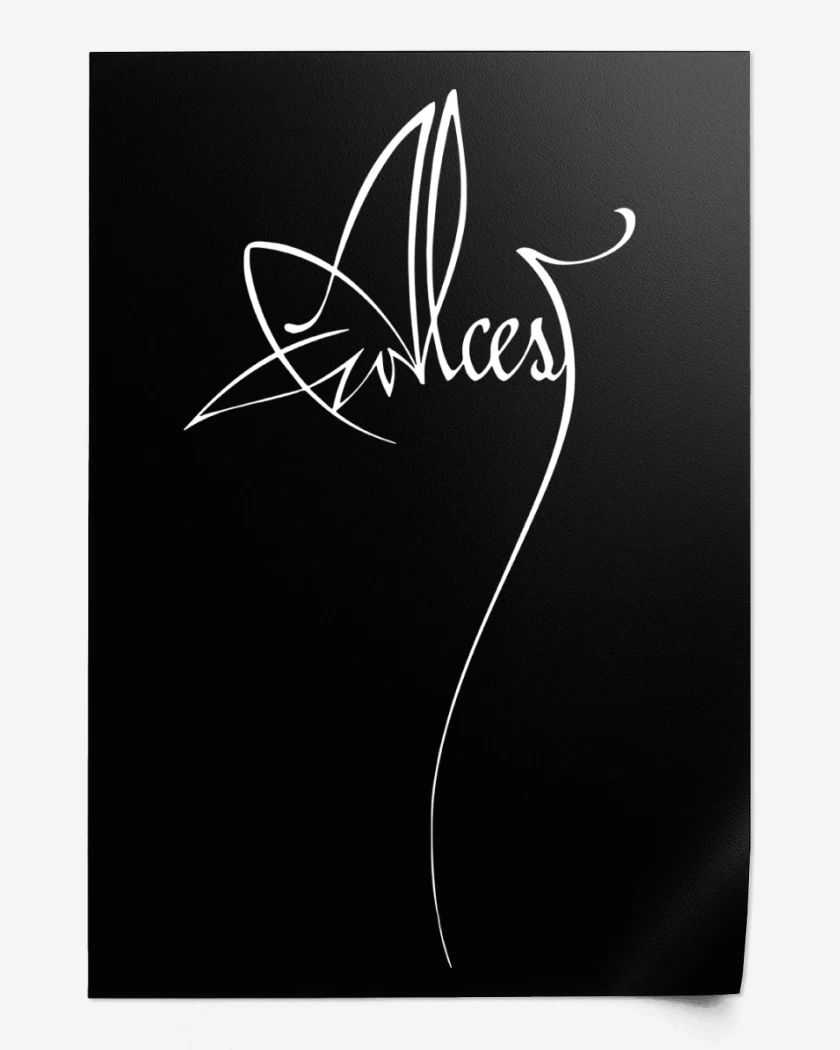 Print Alcest Logo II B