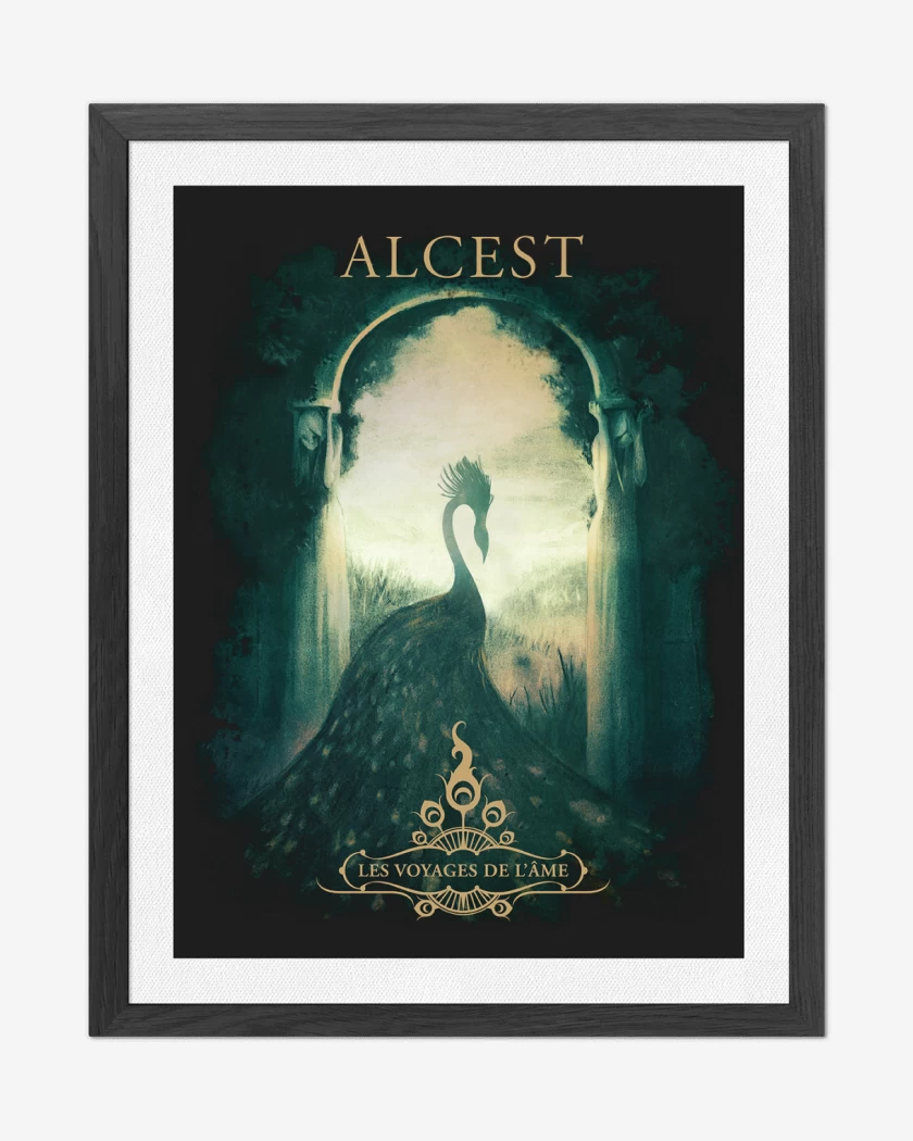 Cuadro decorativo Negro de Alcest Les Voyage De L Ame