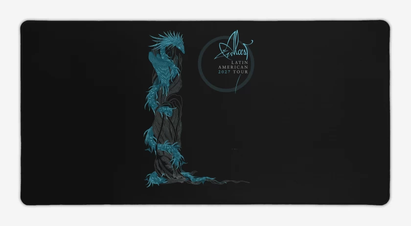 Mouse pad Gamer Negro de Alcest Tour 