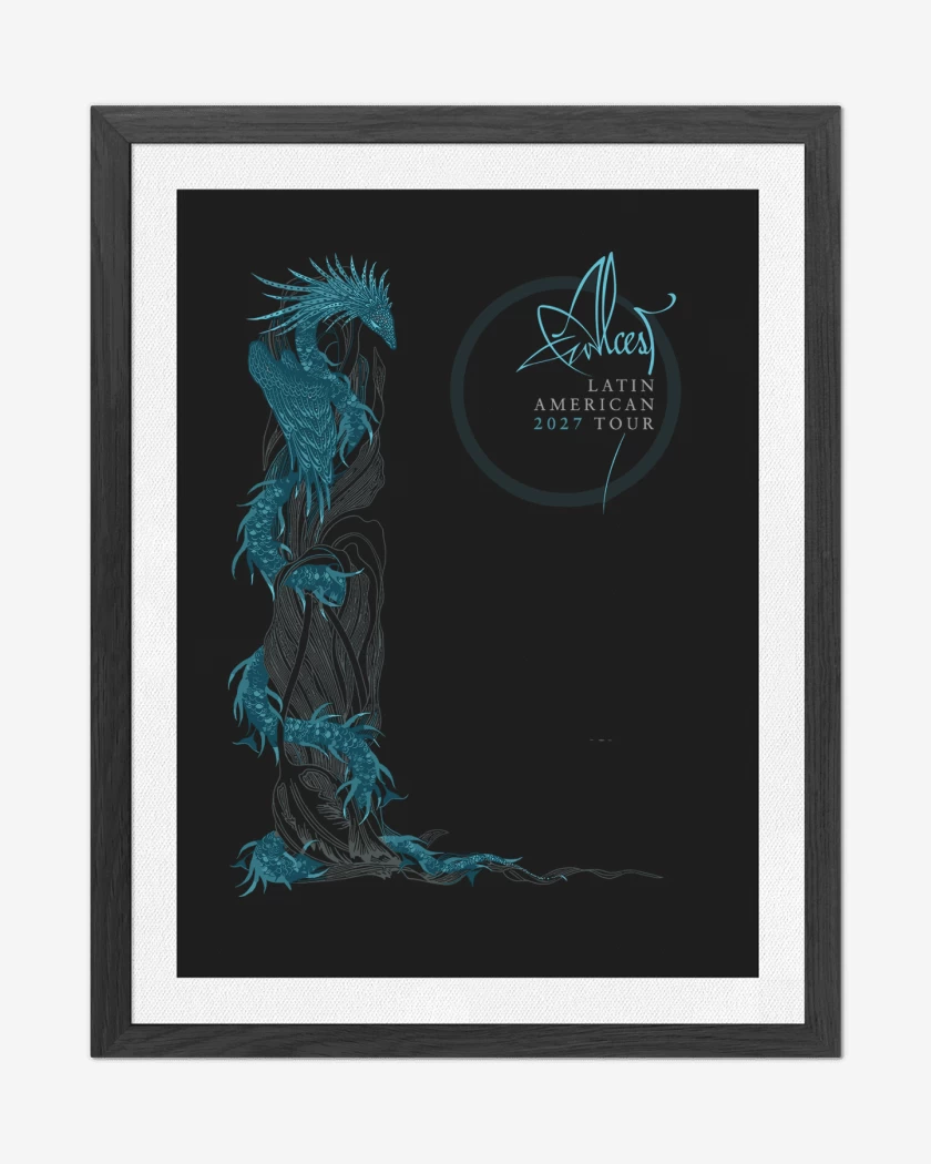 Cuadro decorativo Negro de Alcest Tour 
