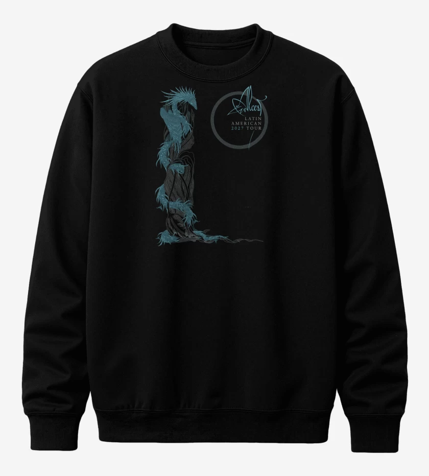 Poleron polo Negro de Alcest Tour 