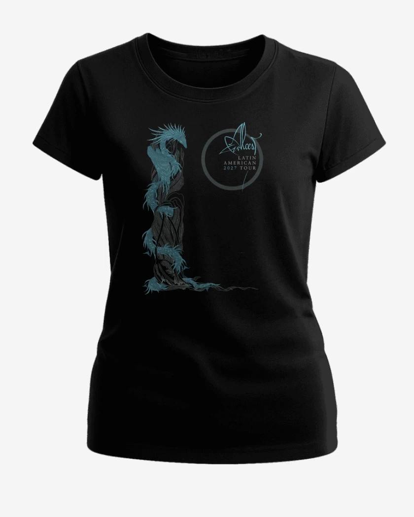 Polera de Mujer Negro de Alcest Tour 