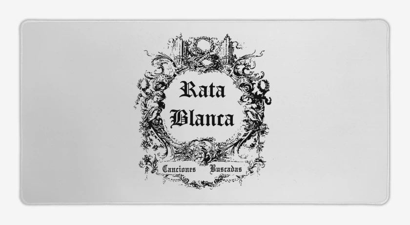 Mouse pad Gamer Rata Blanca Canciones Buscadas N