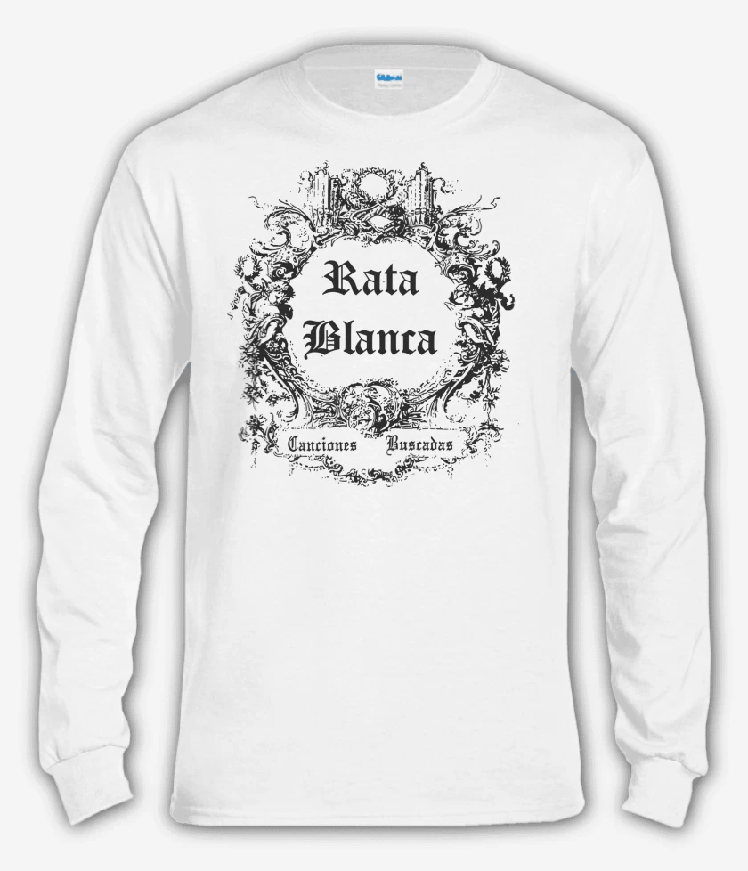 Polera manga larga Rata Blanca Canciones Buscadas N