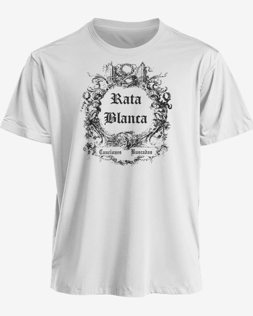 Polera premium Rata Blanca Canciones Buscadas N