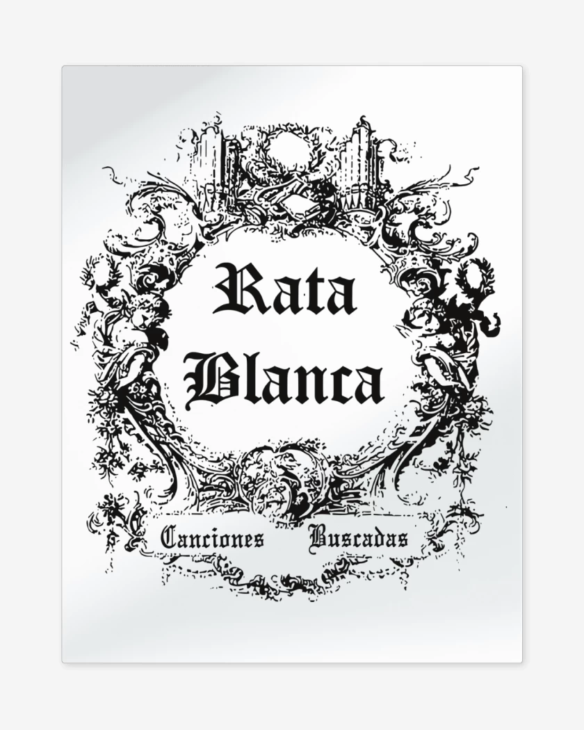 Print metalico Rata Blanca Canciones Buscadas N