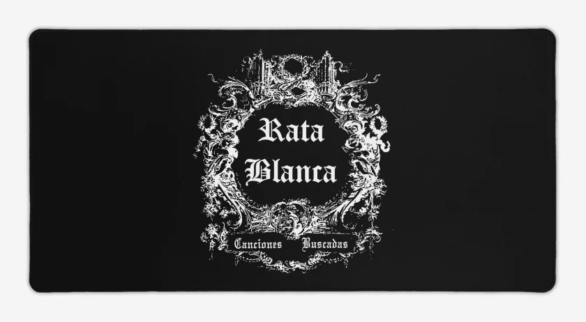 Mouse pad Gamer Canciones Buscadas Rata Blanca