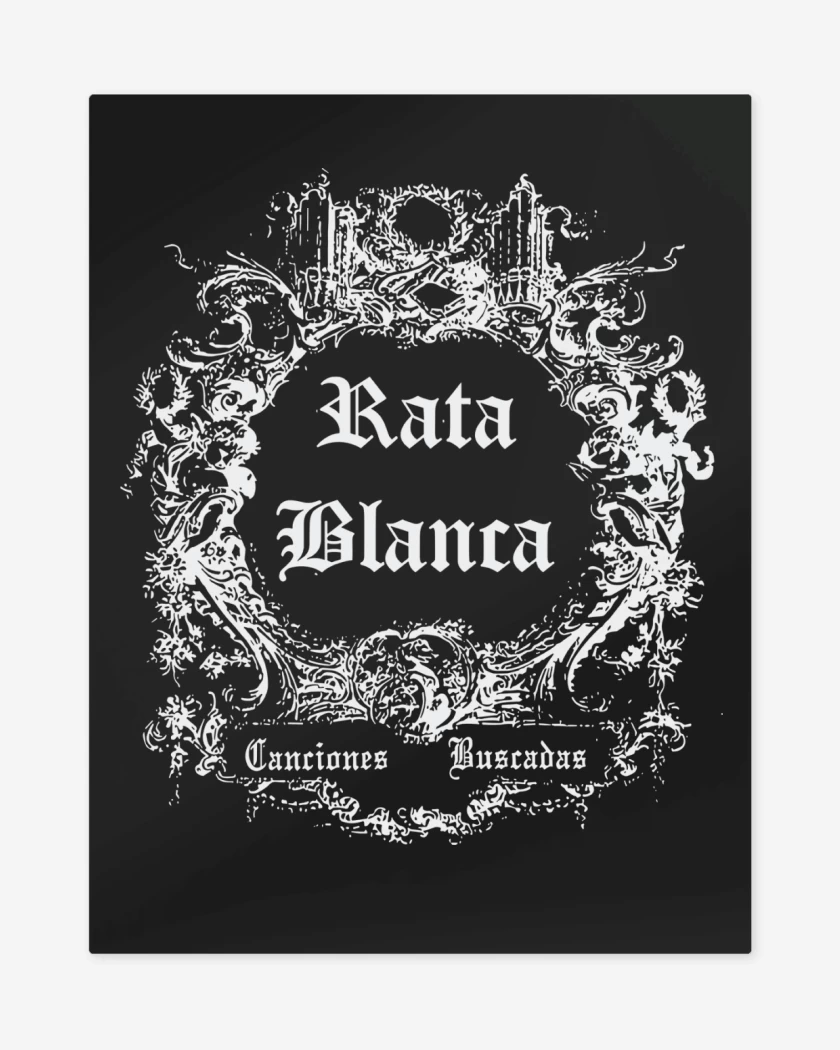 Print metalico Canciones Buscadas Rata Blanca