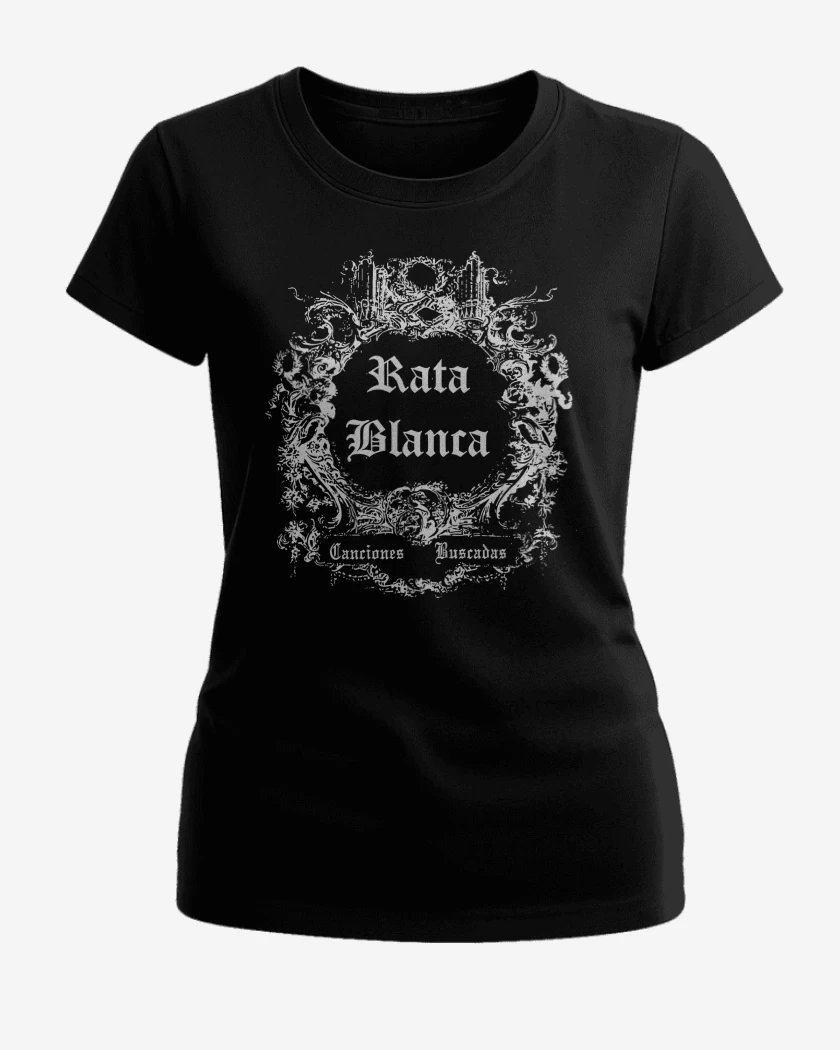Polera de Mujer Canciones Buscadas Rata Blanca