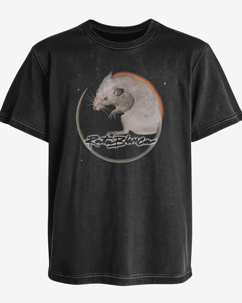 Polera desgastada Rata Blanca