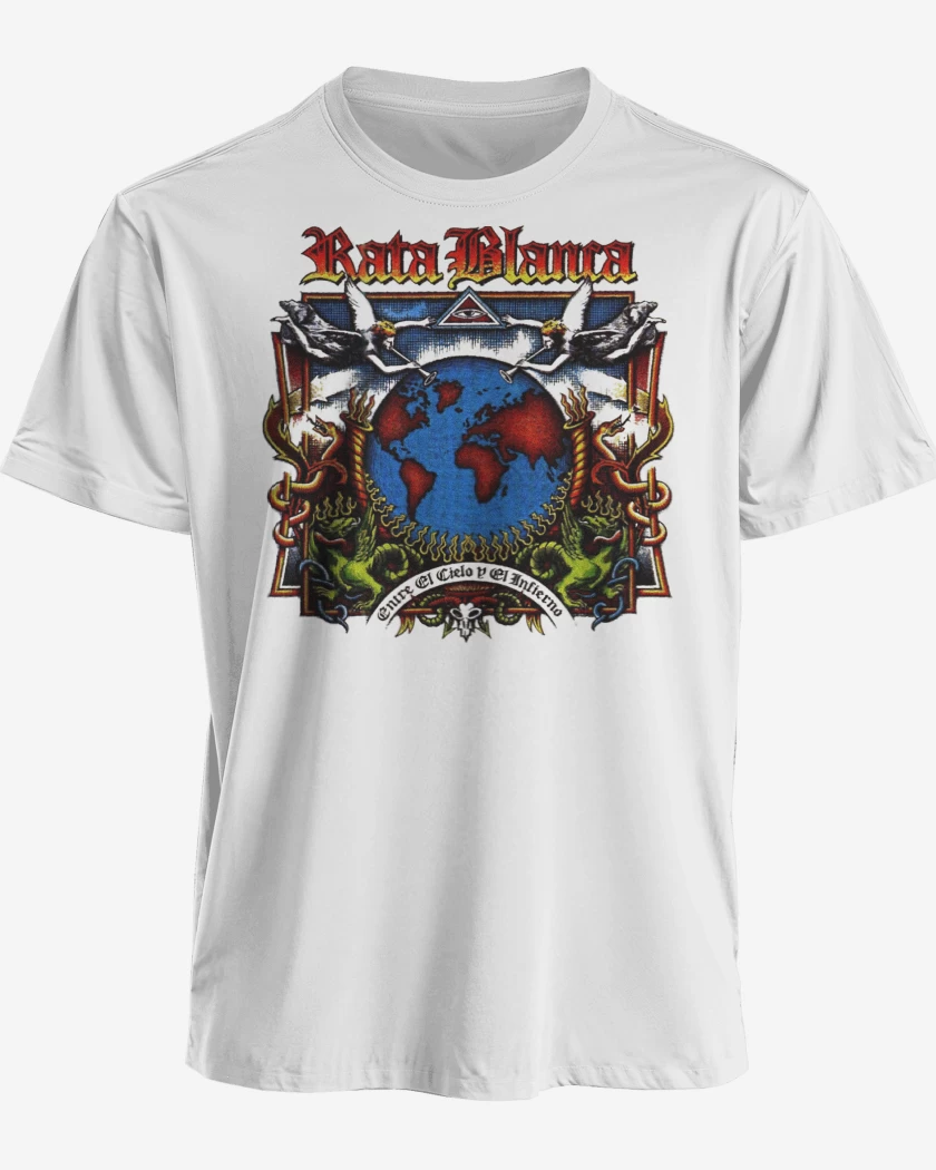Polera Rata Blanca Entre el Cielo y el Infierno