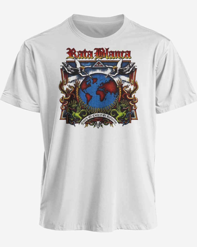 Polera premium Rata Blanca Entre el Cielo y el Infierno