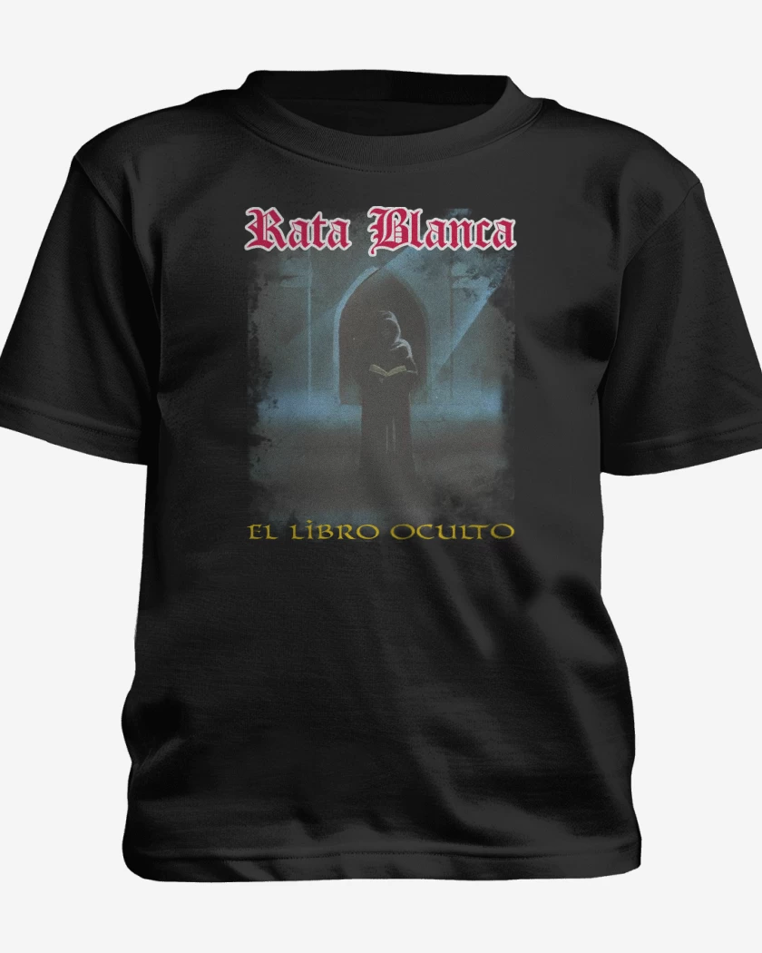 Polera de niño Rata Blanca El Libro Oculto