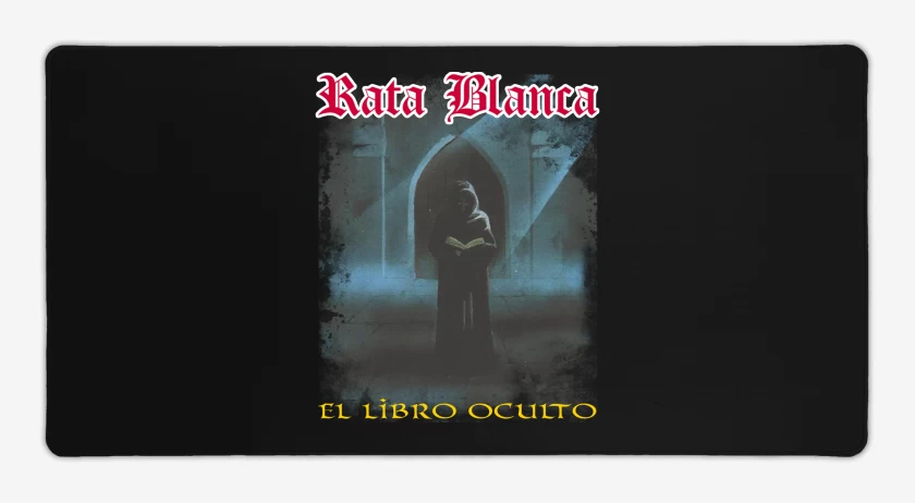 Mouse pad Gamer Rata Blanca El Libro Oculto