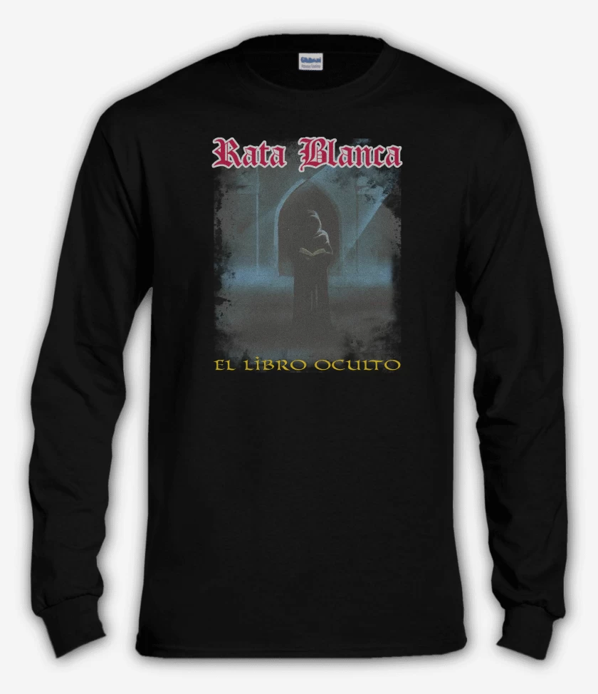Polera manga larga Rata Blanca El Libro Oculto