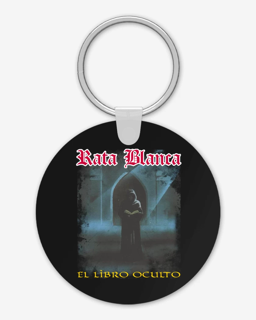 Llavero Rata Blanca El Libro Oculto