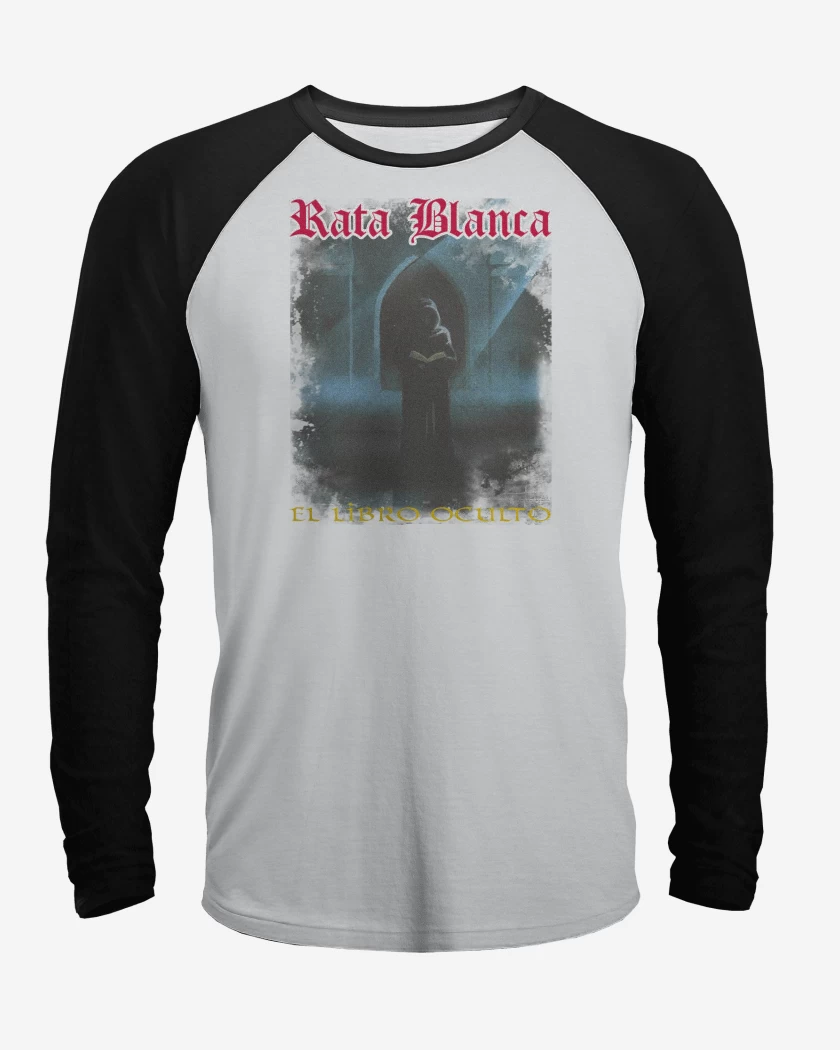 Polera Raglan Rata Blanca El Libro Oculto