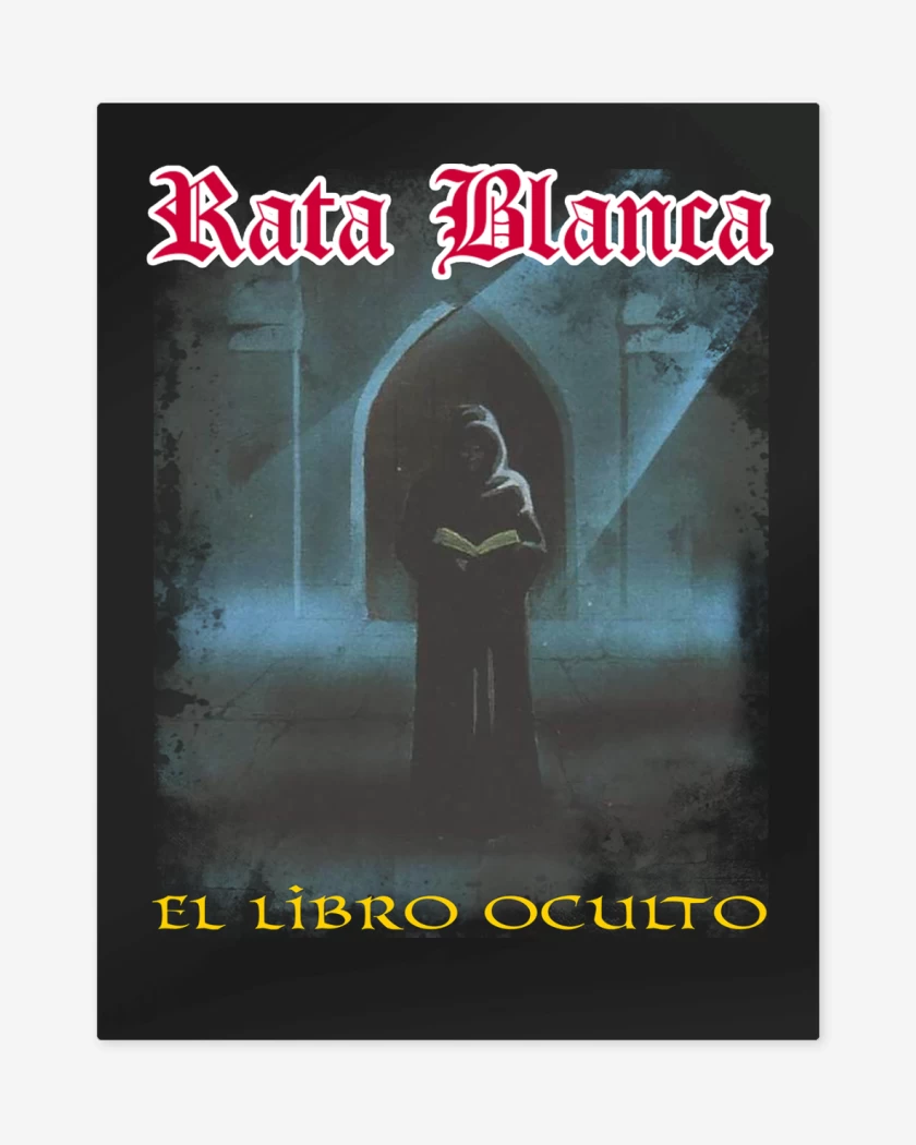 Print metalico Rata Blanca El Libro Oculto