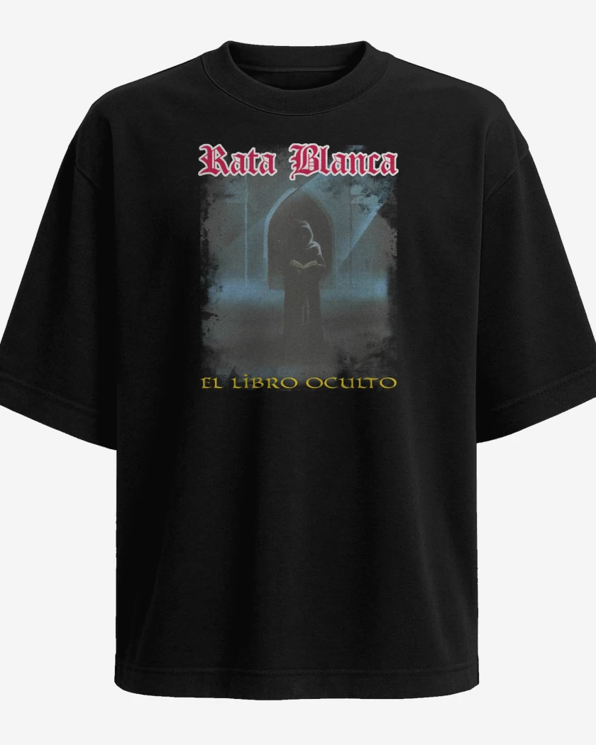 Polera Oversize Rata Blanca El Libro Oculto