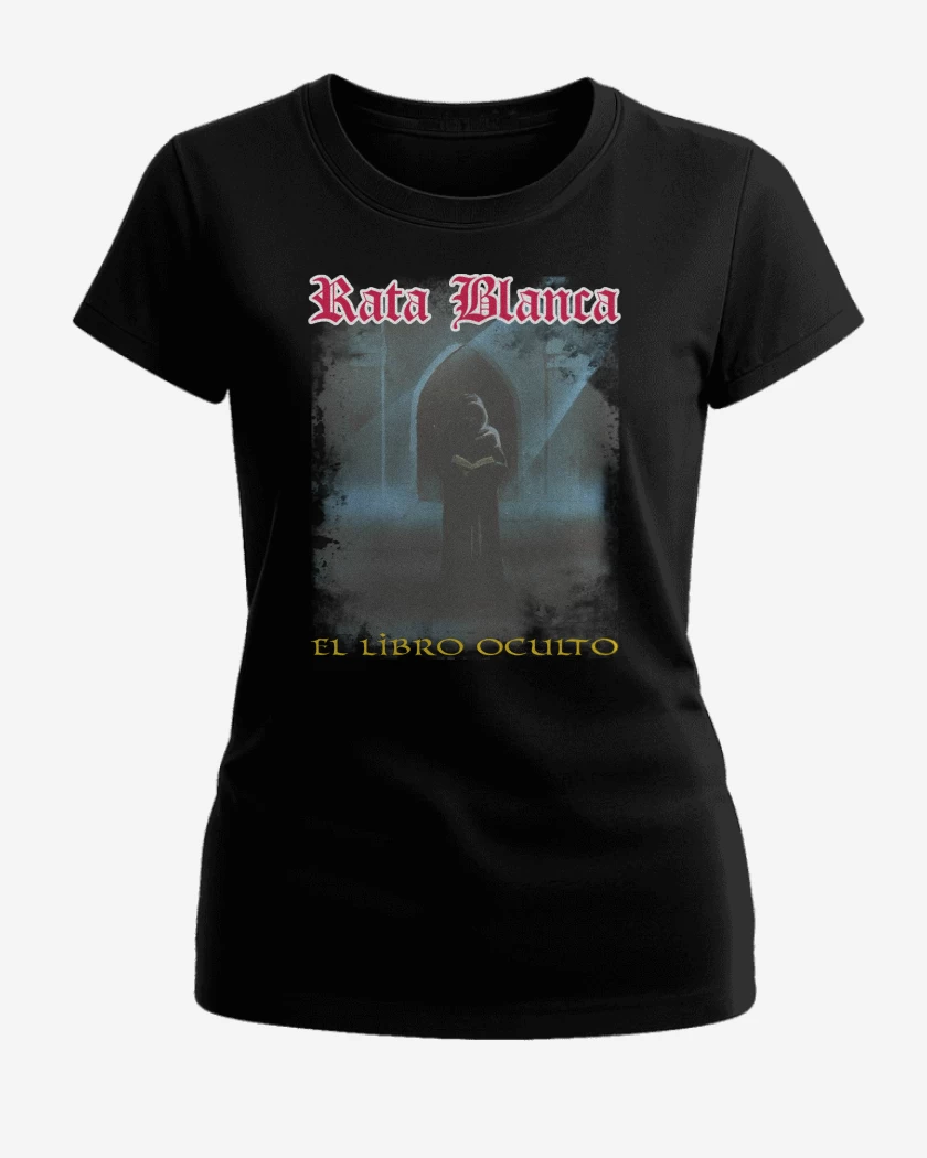 Polera de Mujer Rata Blanca El Libro Oculto