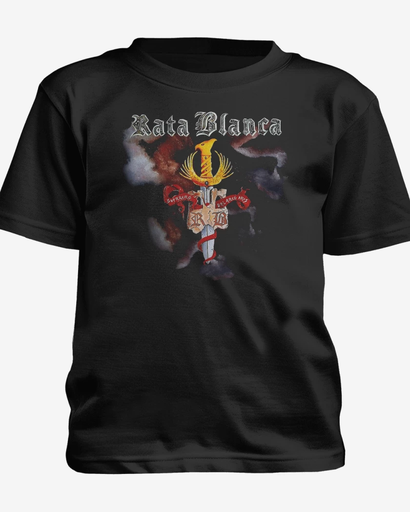 Polera de niño Rata Blanca Guerrero del Arcoiris