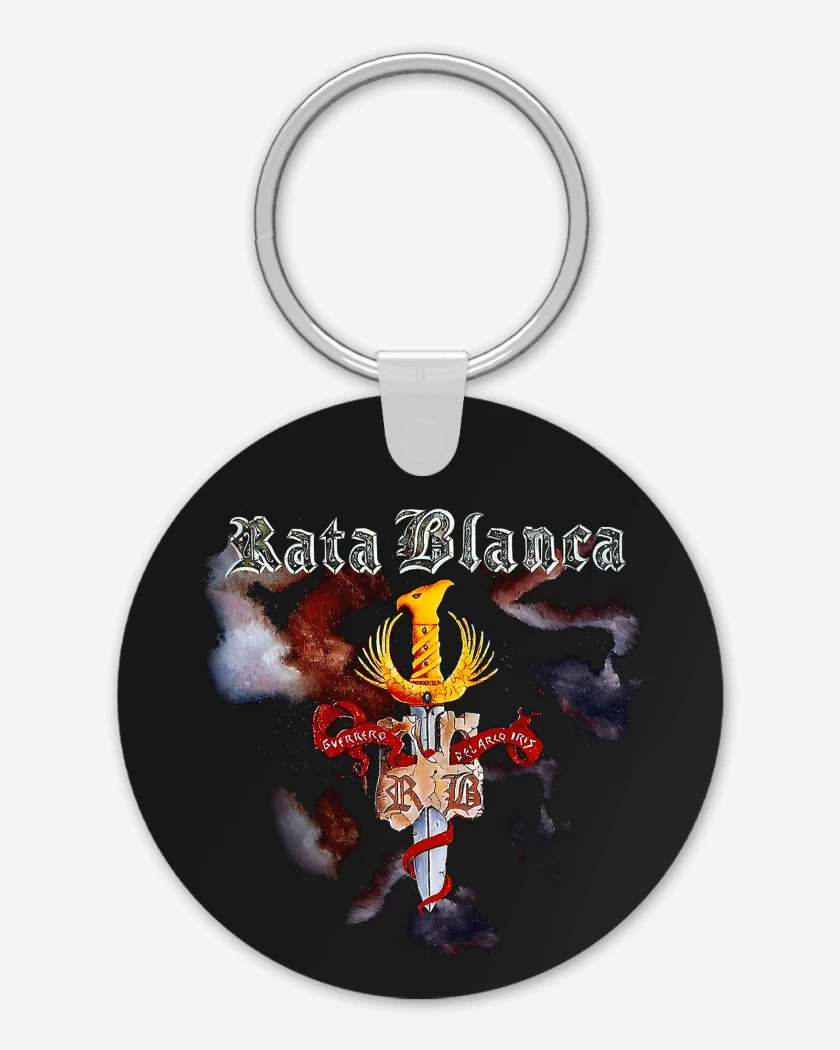 Llavero Rata Blanca Guerrero del Arcoiris