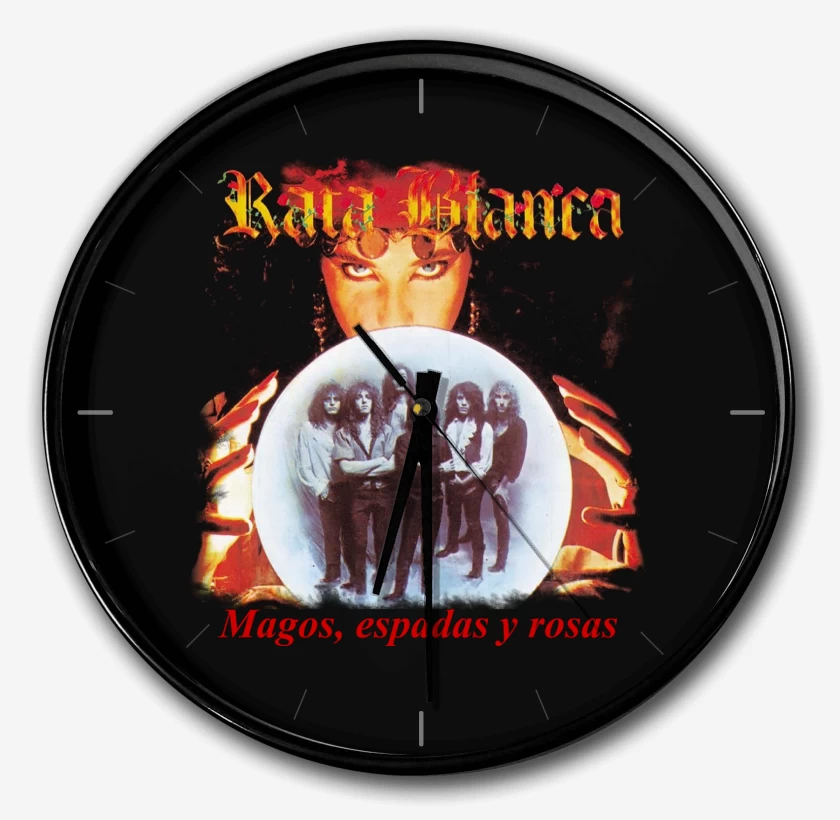 Reloj Rata Blanca Mago Espadas y Rosas