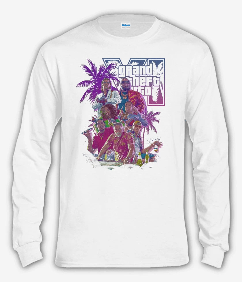 Polera manga larga Grand Theft Auto 6 2026