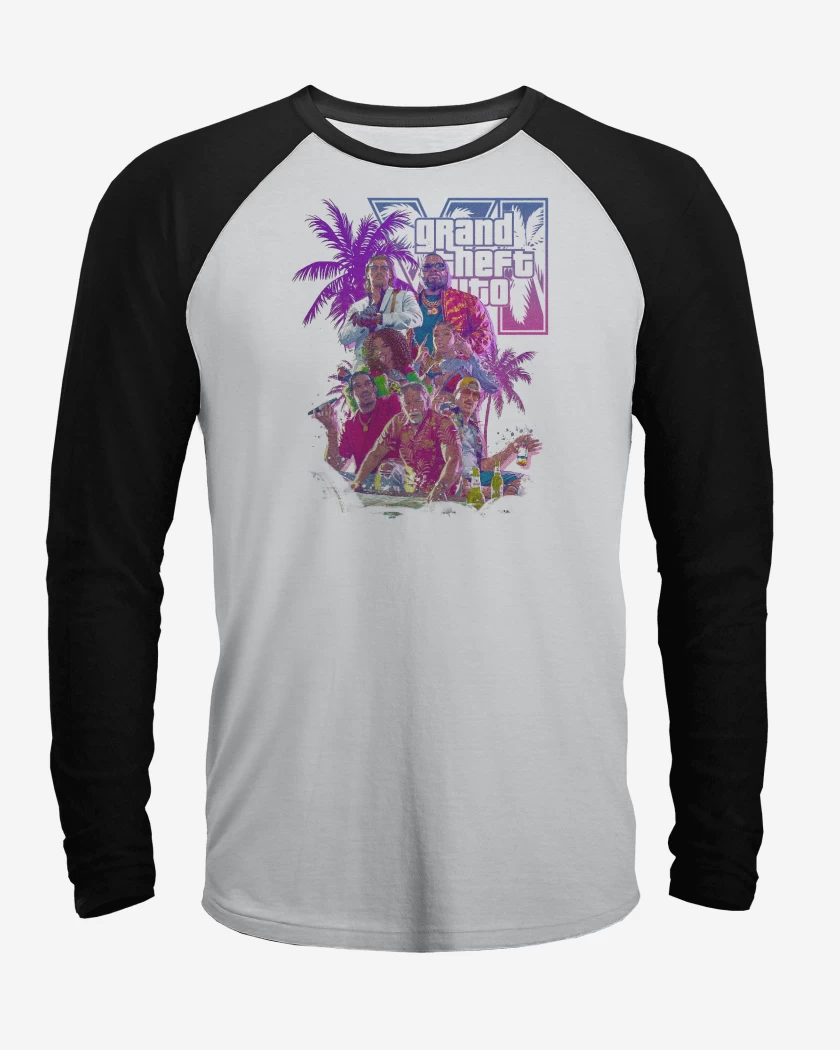 Polera Raglan Grand Theft Auto 6 2026