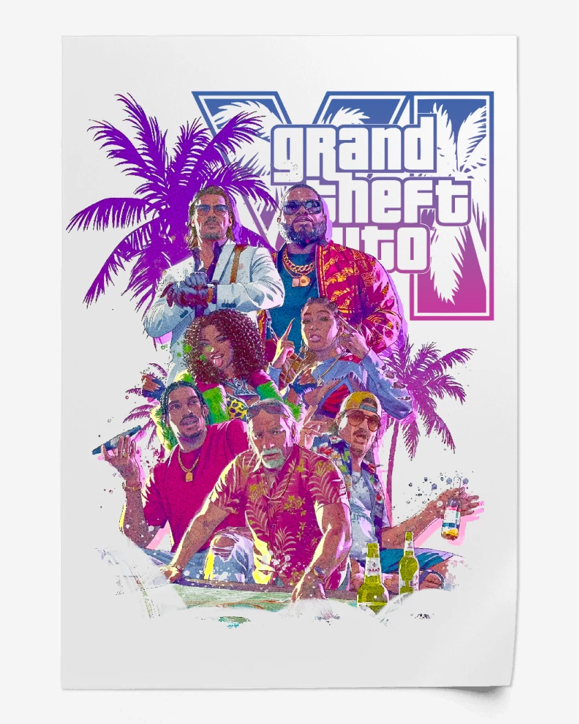 Print Grand Theft Auto 6 2026