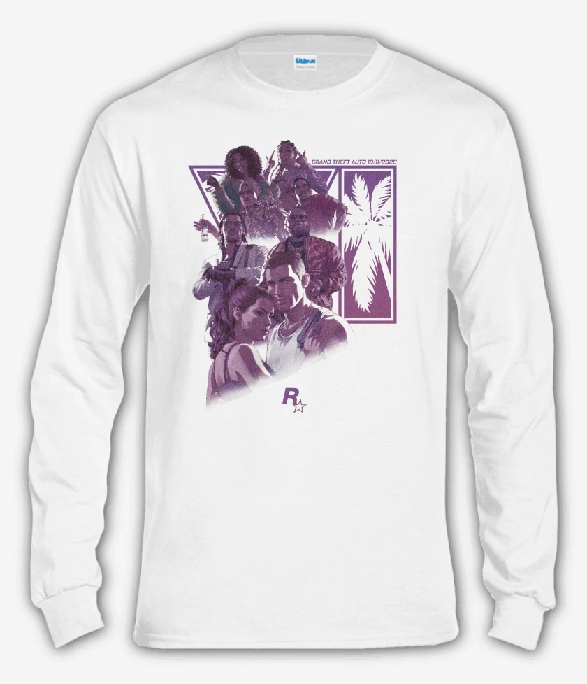Polera manga larga Grand Theft Auto VI R