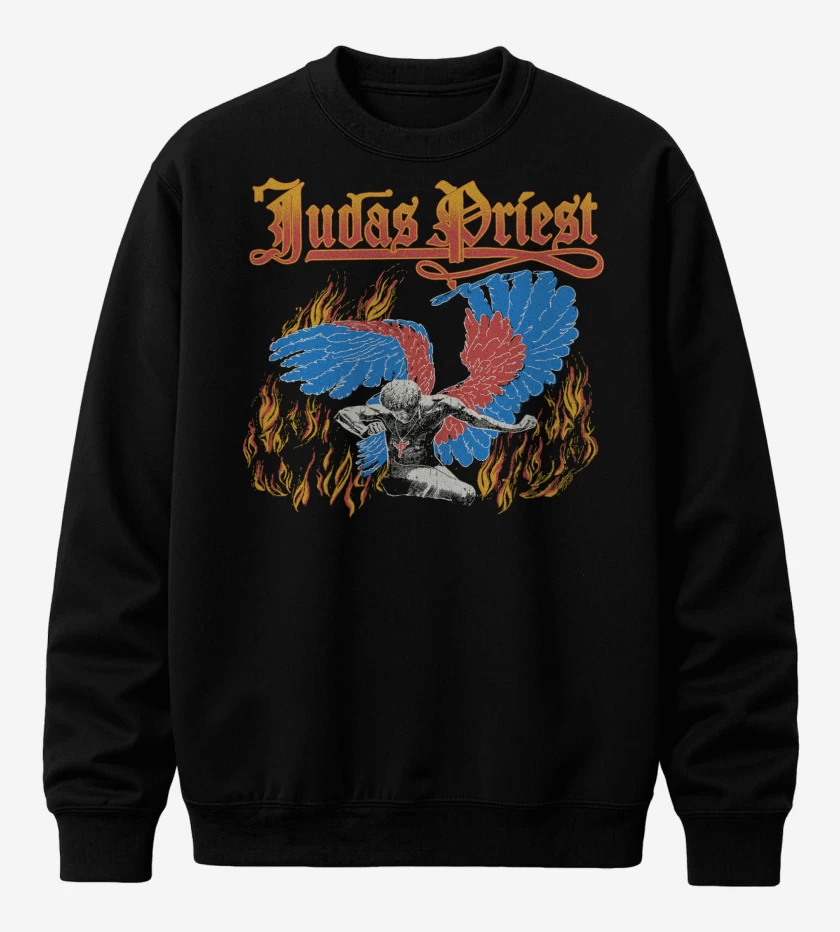 Poleron polo Judas Priest Sad Wings