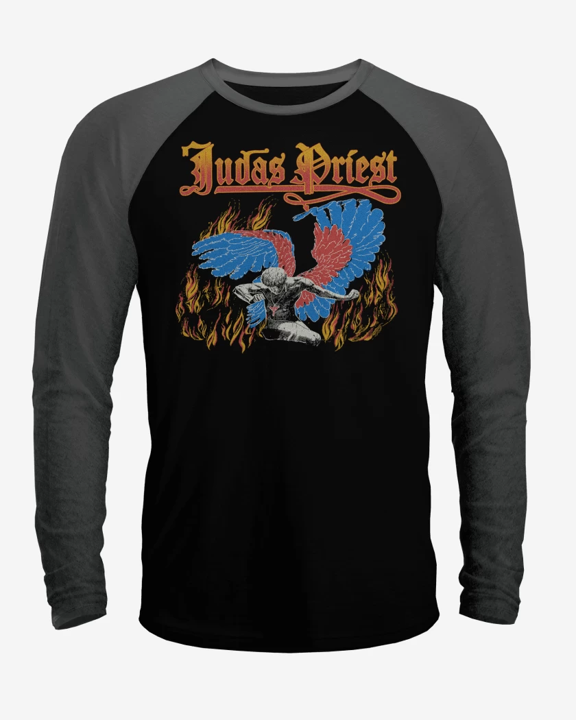 Polera Raglan Judas Priest Sad Wings