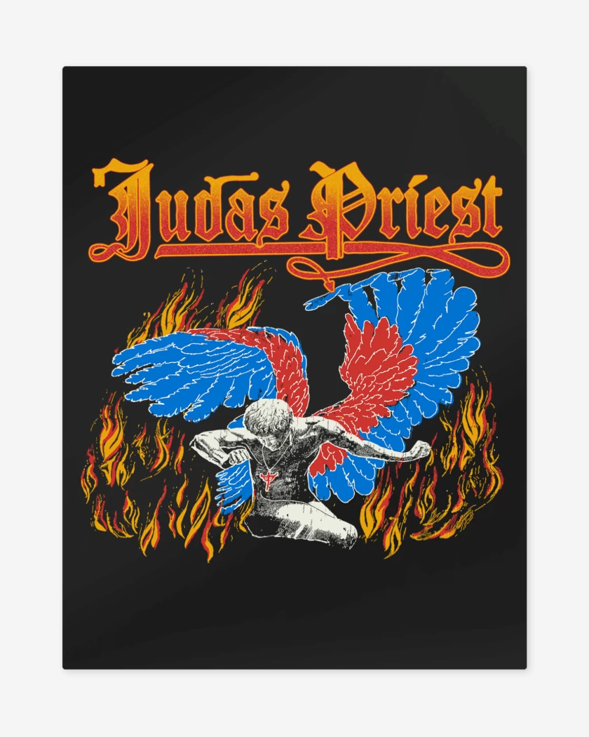 Print metalico Judas Priest Sad Wings