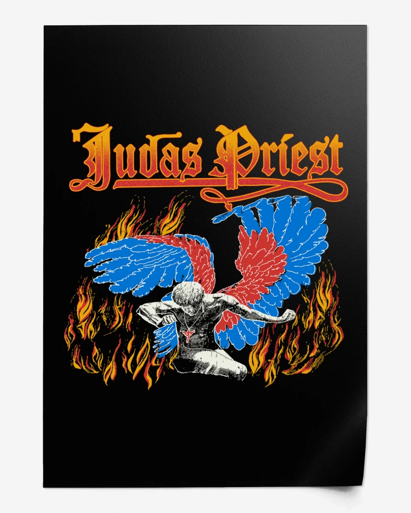Print Judas Priest Sad Wings