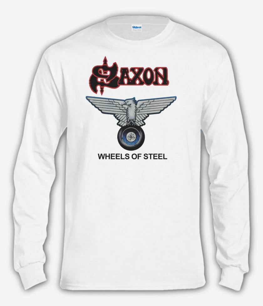 Polera manga larga Blanco de Saxon Wheels