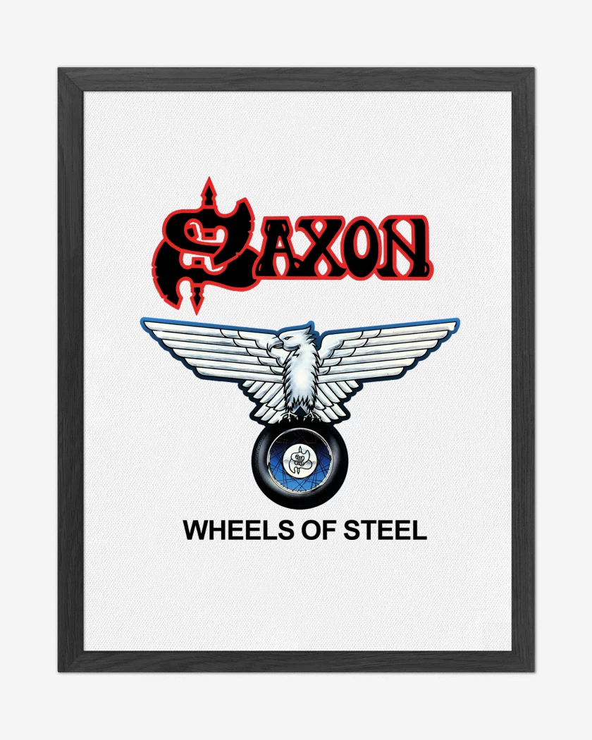 Cuadro decorativo Blanco de Saxon Wheels