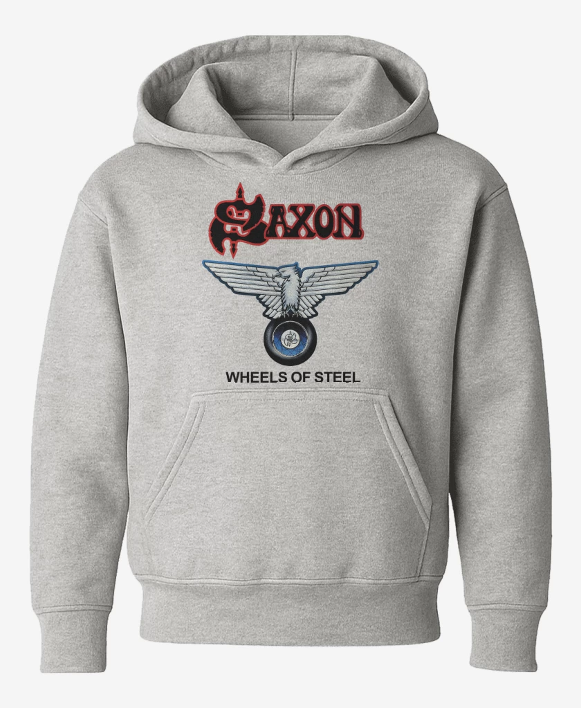 Poleron de niño Gris Melange de Saxon Wheels
