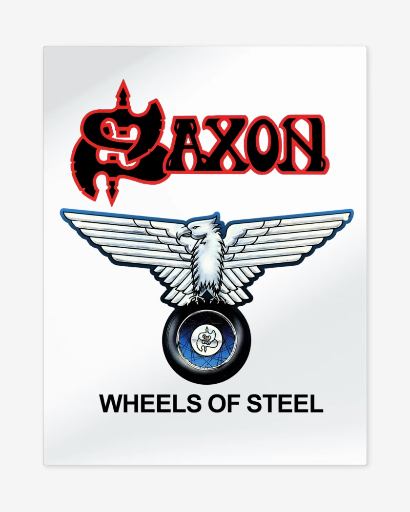 Print metalico Blanco de Saxon Wheels