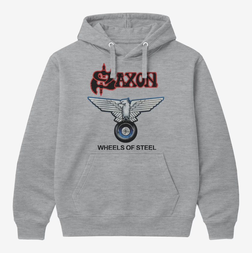 Polerón Canguro Gris Melange de Saxon Wheels
