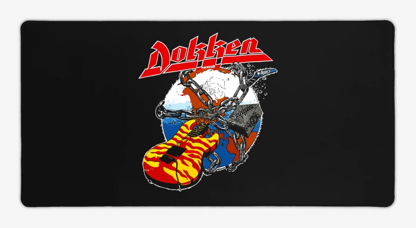 Mouse pad Gamer Negro de Rokken with Dokken