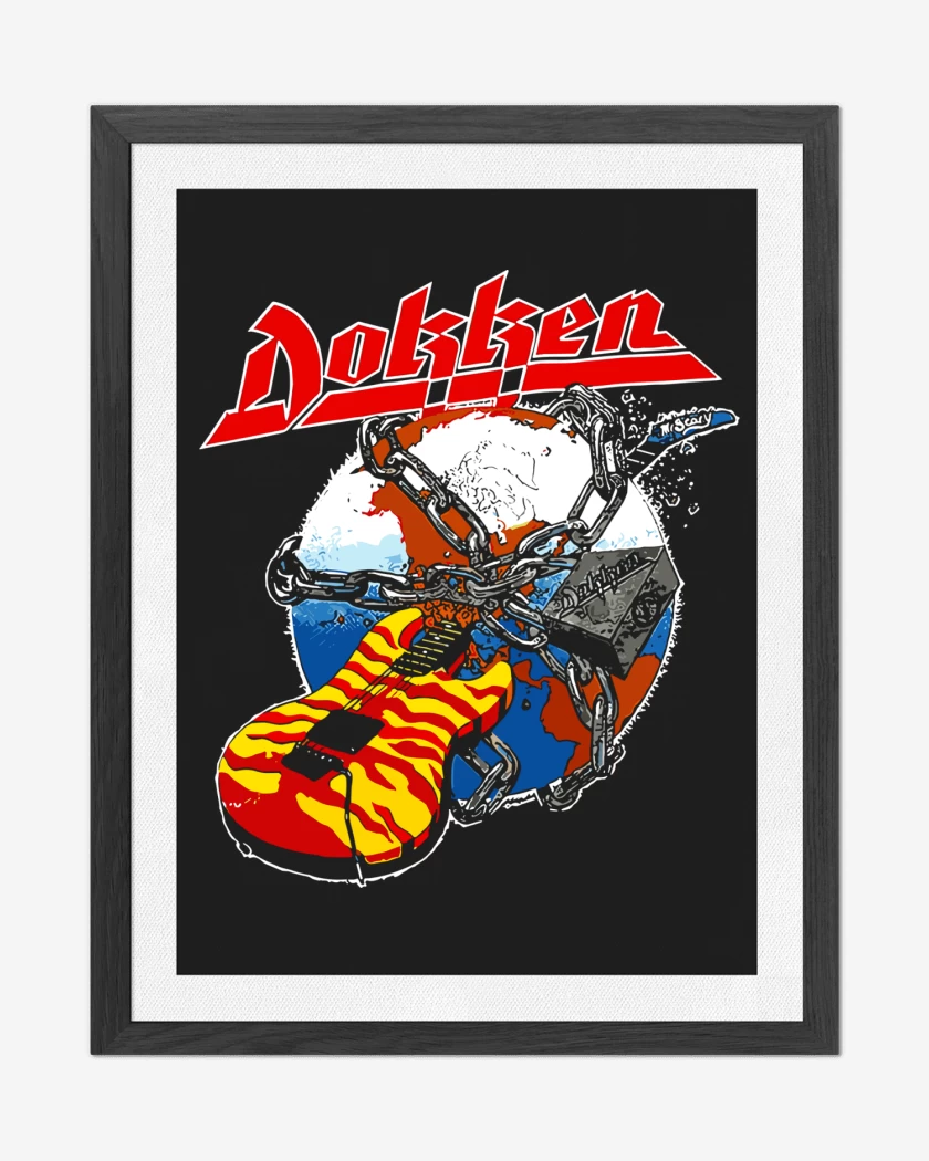 Cuadro decorativo Negro de Rokken with Dokken