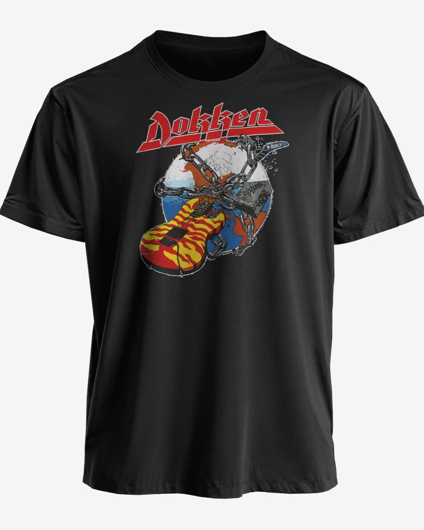 Polera premium Negro de Rokken with Dokken